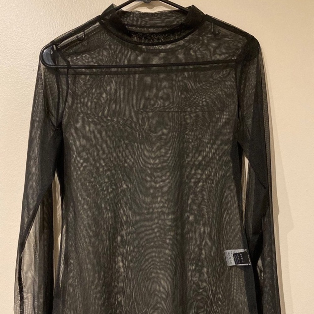 Sheer See-Through Long Sleeve